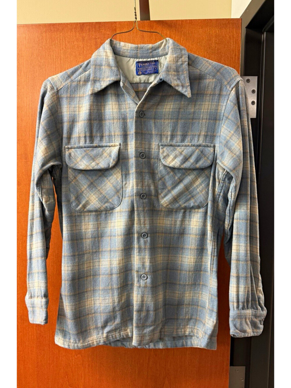 Pendleton Wool Shirt Jacket - Plaid Flannel Mens Small